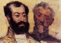 Degas, Edgar - General Mellinet and Chief Rabbi Astruc